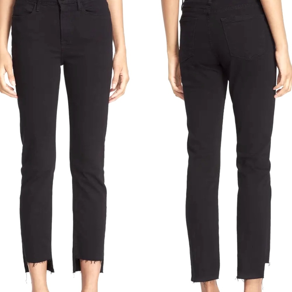 Frame Le High Raw Hem Jeans